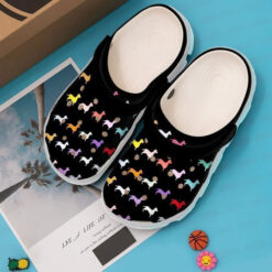 Dachshund Pattern Classic Clogs Crocs Shoes