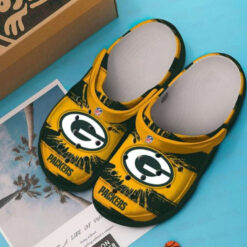 Green Packers Crocband Clogs