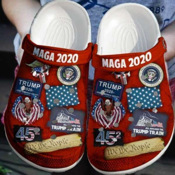 Donald Trump Maga 2020 Clog Crocs Shoes