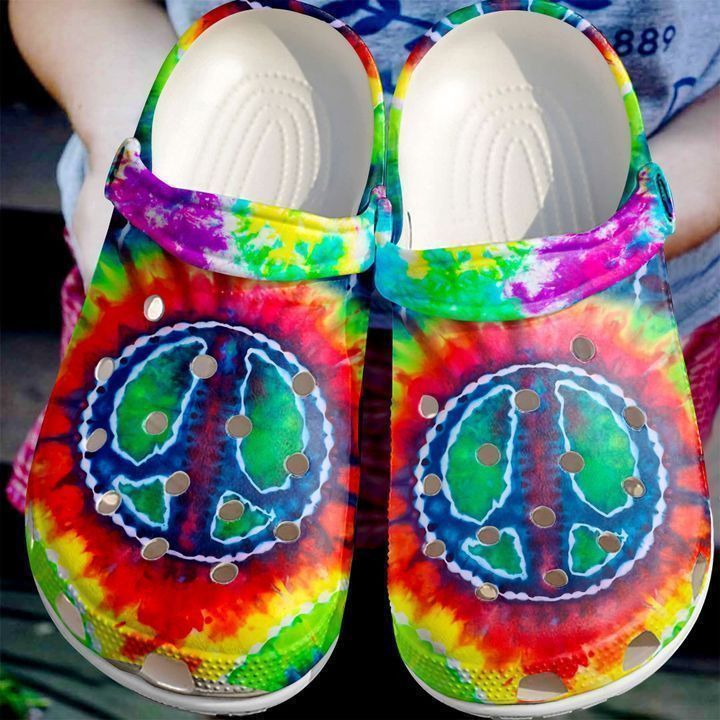 Hippie Life Clog Crocs Shoes