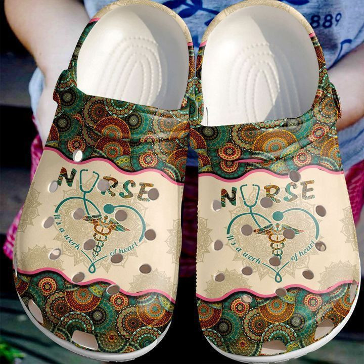 Nurse A Work Of Heart Love Doctor clog Crocs Shoes