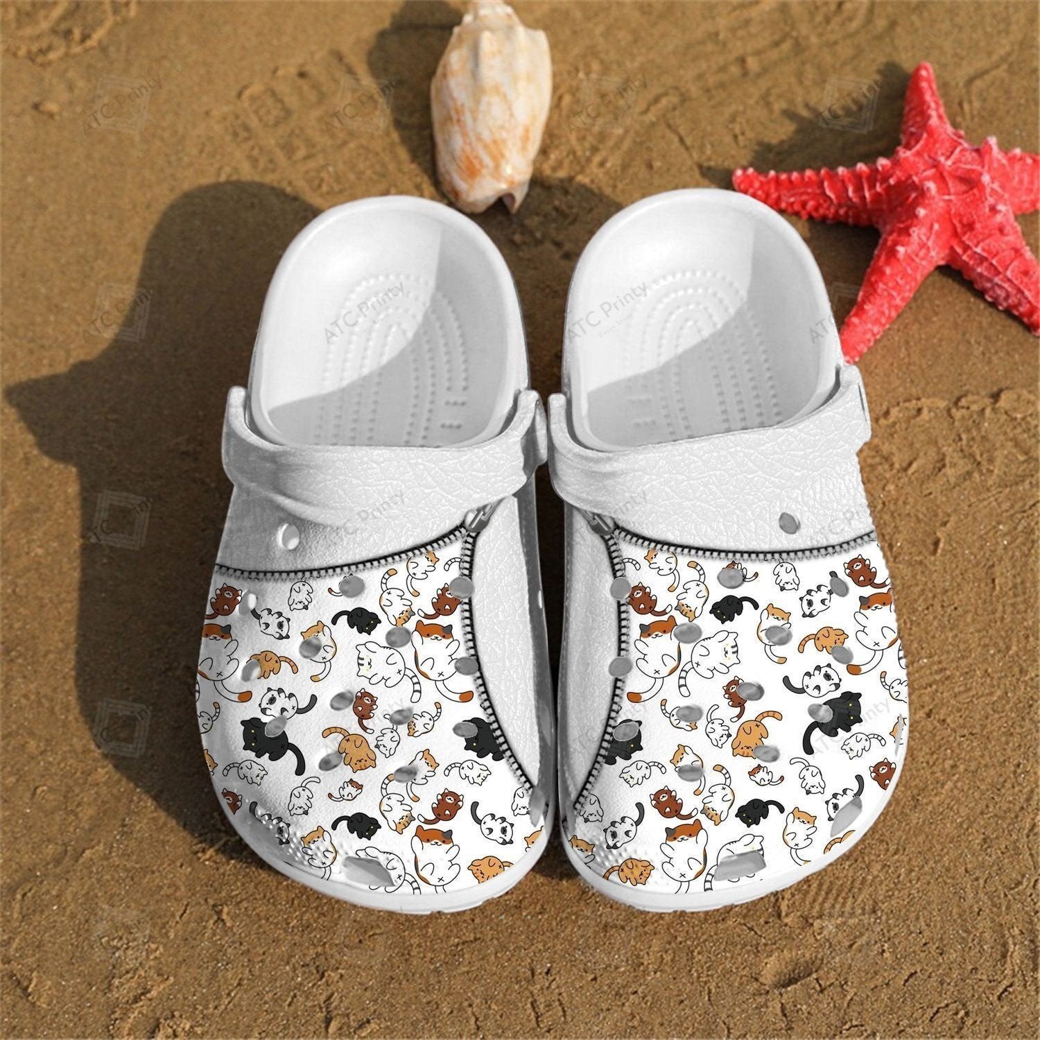 Funny Cutie Cats Crocs Shoes Crocbland Clogs Gifts For Niece Daughter