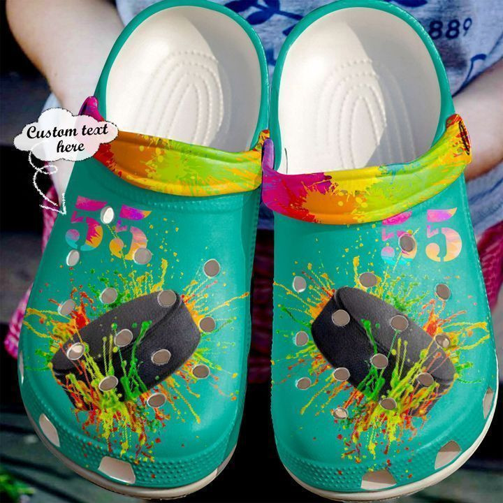 Hockey Personalized Colorful Classic Clogs Crocs Shoes