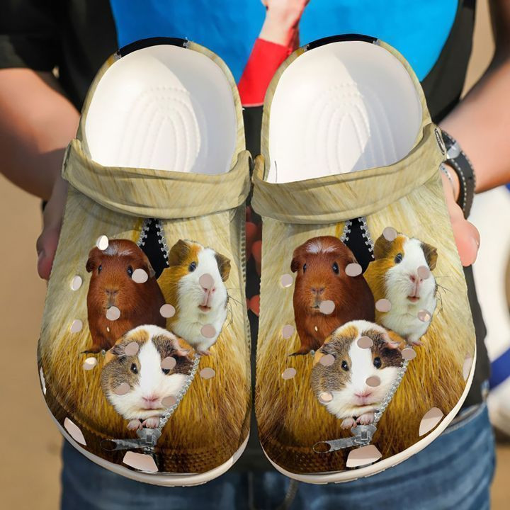 Guinea Pig Zipper clog Crocs Shoes