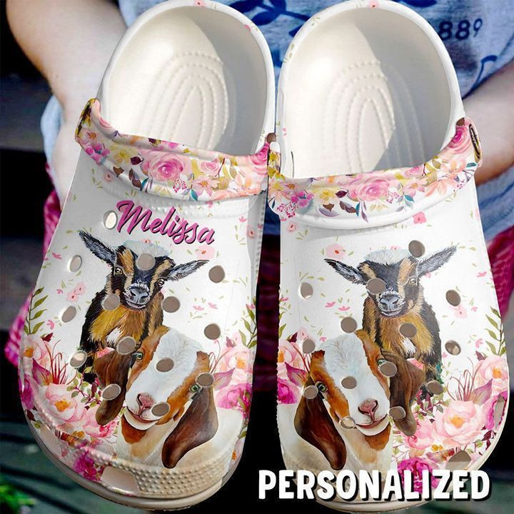 Farmer Personalized Cute Goats Classic Clogs Crocs Shoes