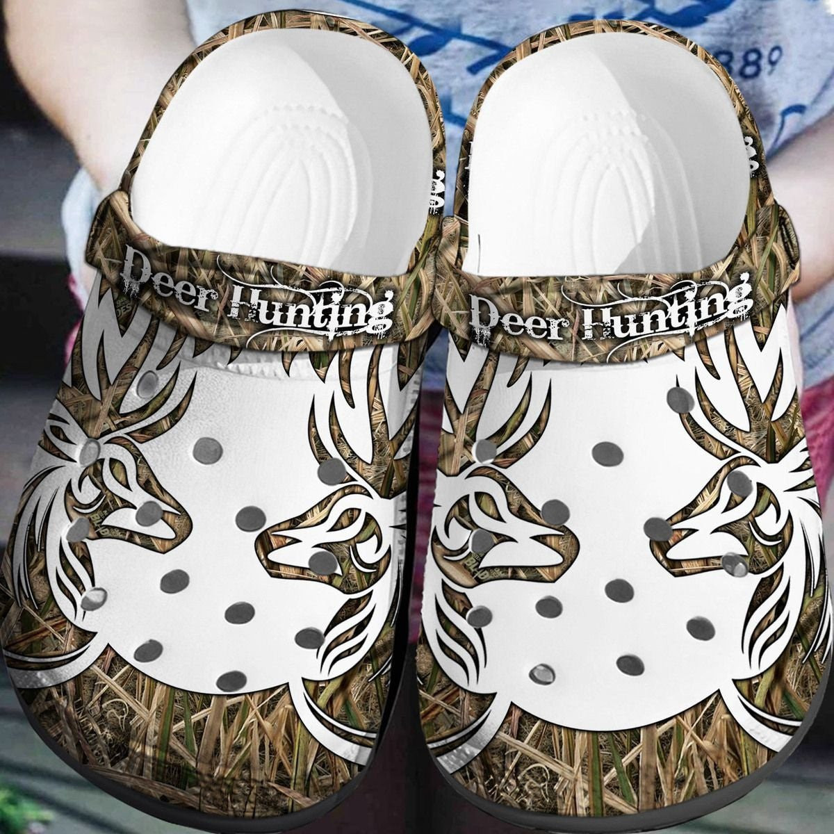Deer Hunting Crocs Shoes Crocbland Clog Gifts For Men