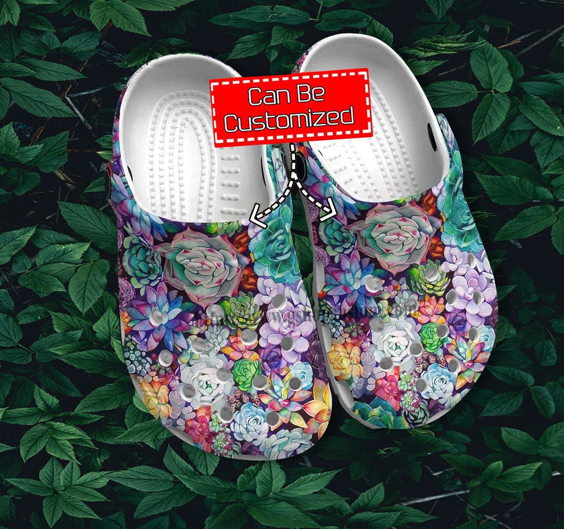 Cactus Garden Vintage Boho Crocs Shoes Gift Birthday Girl- Cactus Lover Crocs Shoes Croc Clogs Customize