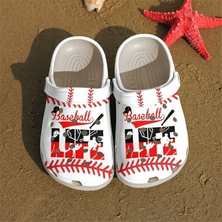 Baseball Life Classic Clogs Crocs Shoes