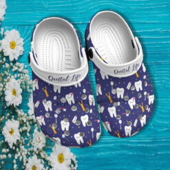 Dental Life Croc Crocs Shoes Gift Mother Day- Dental Health Crocs Shoes Croc Clogs Gift Nurse Daughter