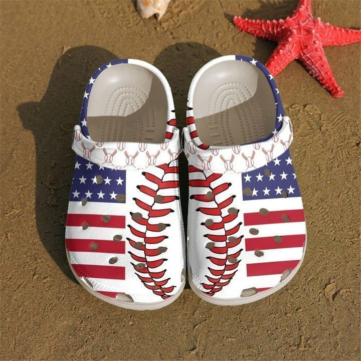 Baseball American Classic Clogs Crocs Shoes