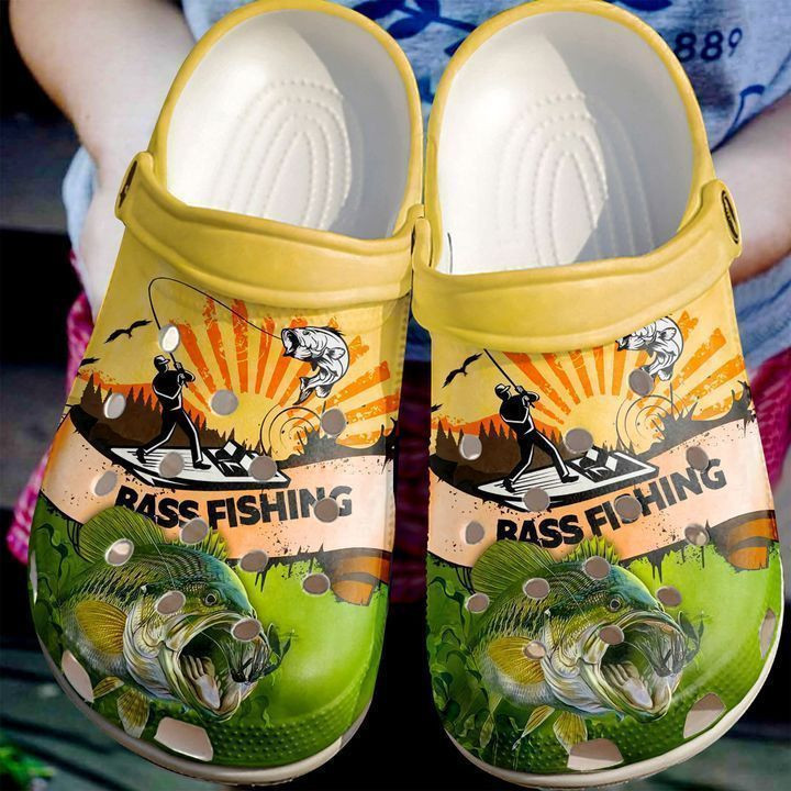 Fishing Bass Classic Clogs Crocs Shoes