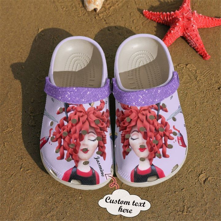 Hairstylist Personalized Hair Hustler clog Crocs Shoes