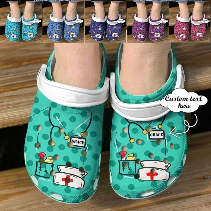 Nurse Personalized Classic Clogs Crocs Shoes