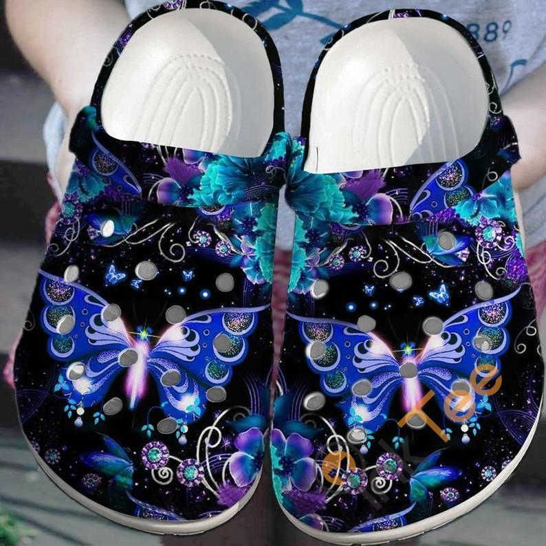 Galaxy Butterfly clog Crocs Shoes
