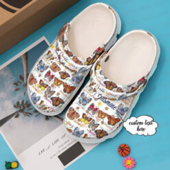 Butterfly Personalized Collection Classic Clogs Crocs Shoes