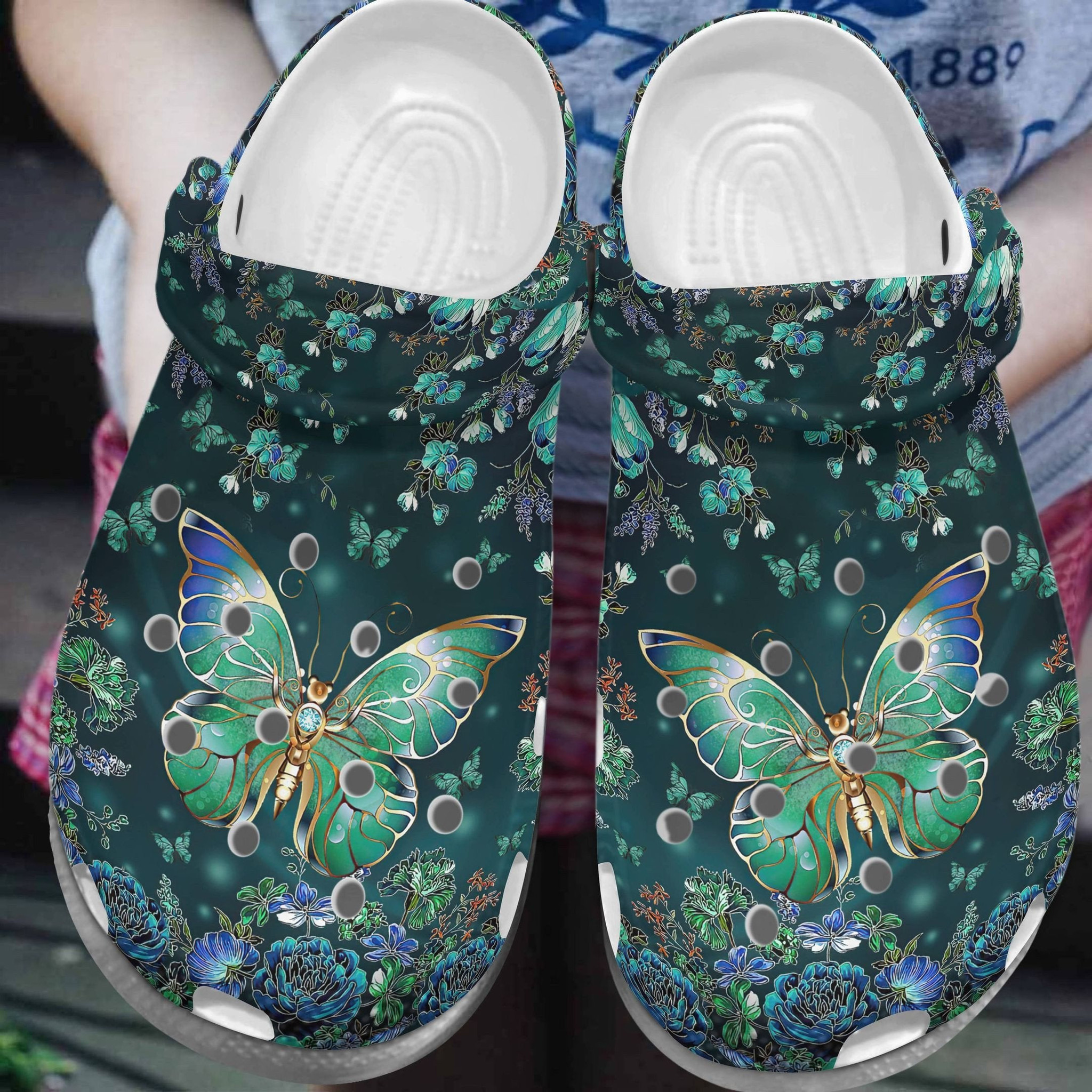 Magical Butterfly Crocs Shoes Crocbland Clogs Gifts For Daughter