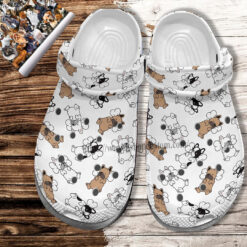 Bull Dog Pattern Croc Crocs Shoes Gift Gift Mother Day 2022 - Bull Dog Mom Lover Crocs Shoes Croc Clogs Women