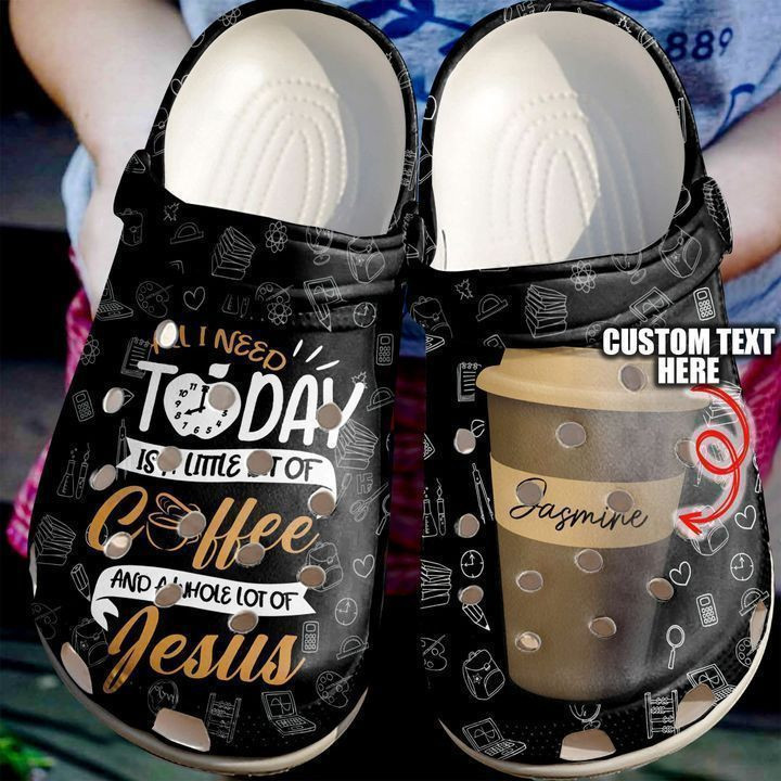 Coffee Personalized And Jesus Classic Clogs Crocs Shoes