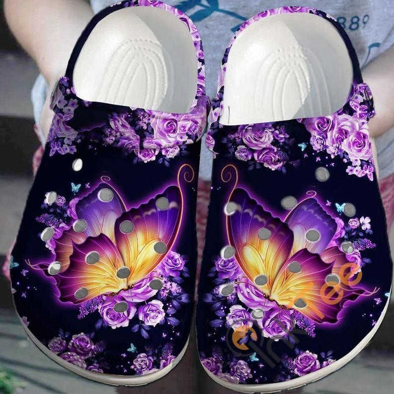 Galaxy Butterfly No 289 clog Crocs Shoes
