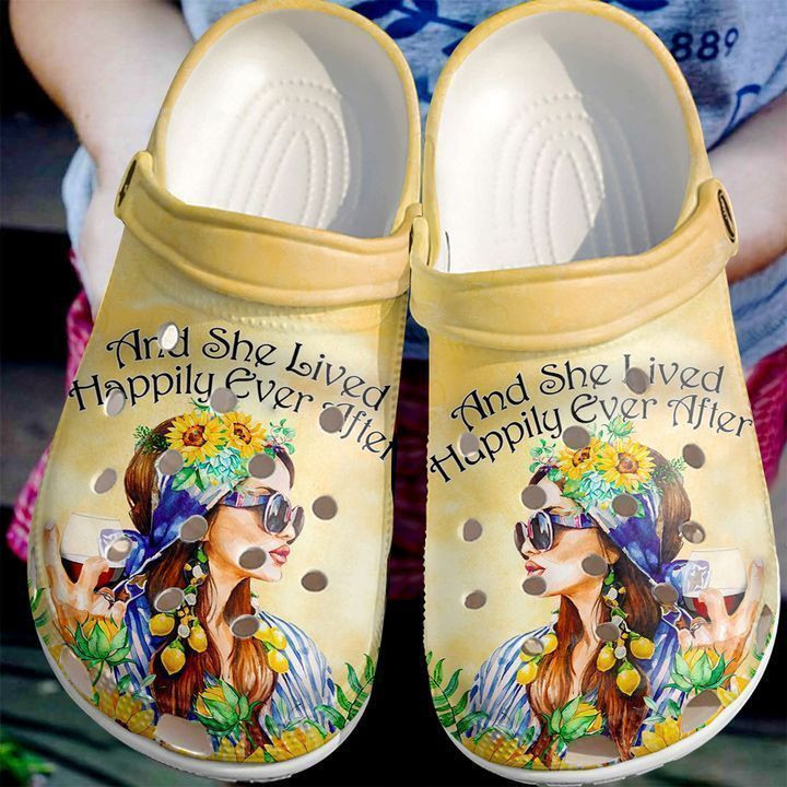 Hippie She Live Happily Classic Clogs Crocs Shoes