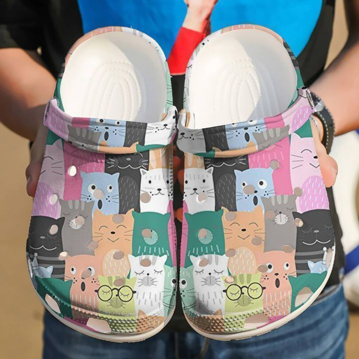 Cat I Love Cats Classic Clogs Crocs Shoes