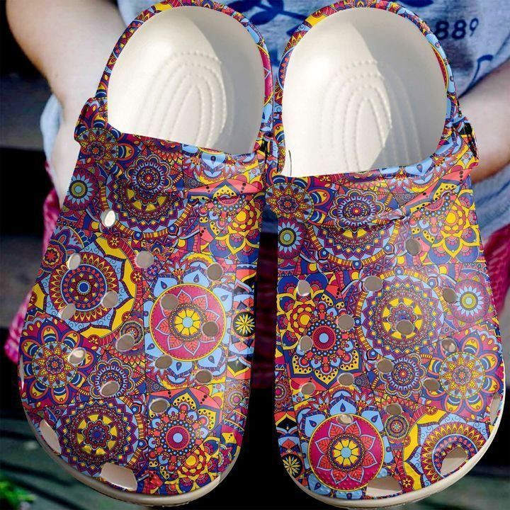 Hippie Quilted clog Crocs Shoes