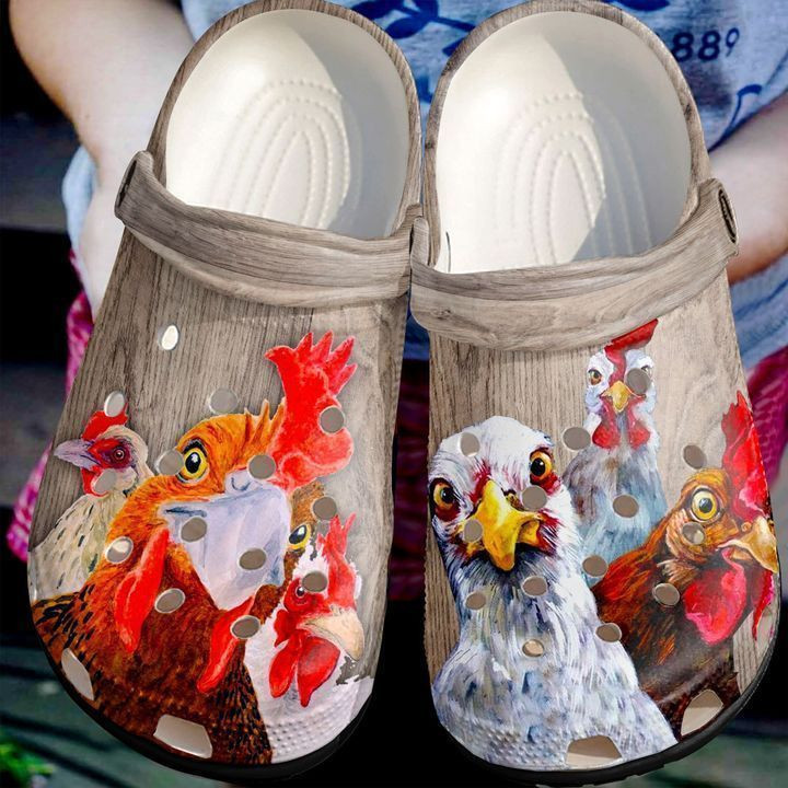 Farmer Lovely Chickens Classic Clogs Crocs Shoes