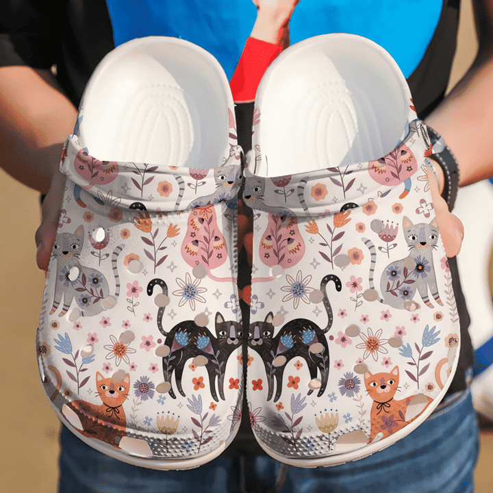 Cat Cute Kitties Classic Clogs Crocs Shoes