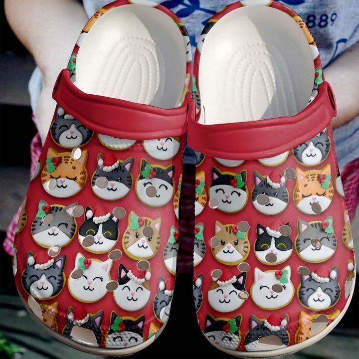 Cat Cute Christmas Cats Classic Clogs Crocs Shoes