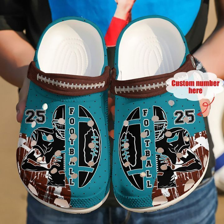 Football Personalized Being A Footballer clog Crocs Shoes