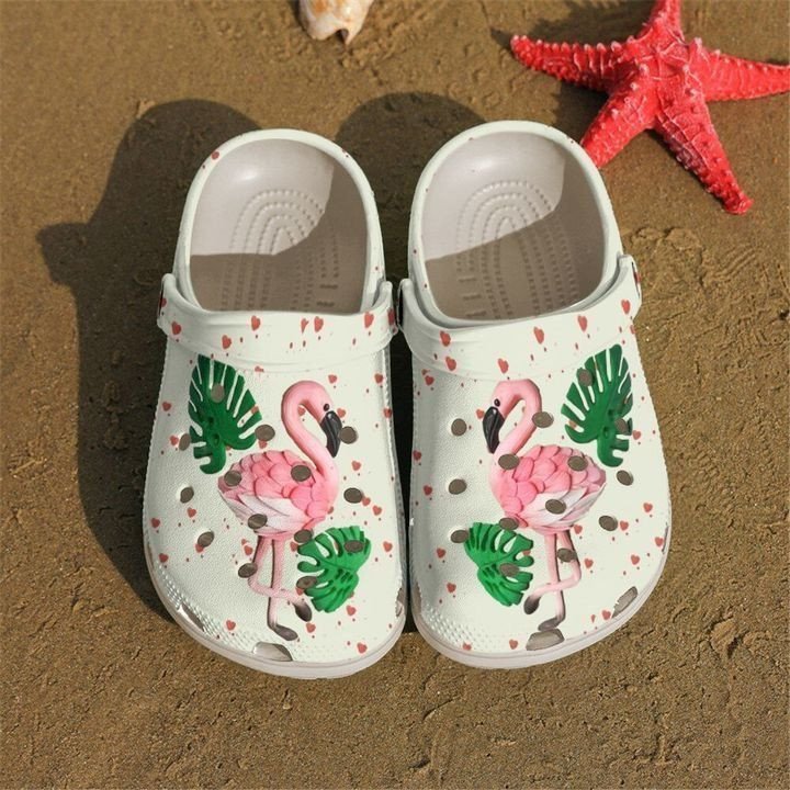 Flamingo Tropical Classic Clogs Crocs Shoes