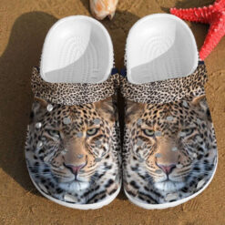 African Leopard 3D Animal Unisex clog Crocs Shoes