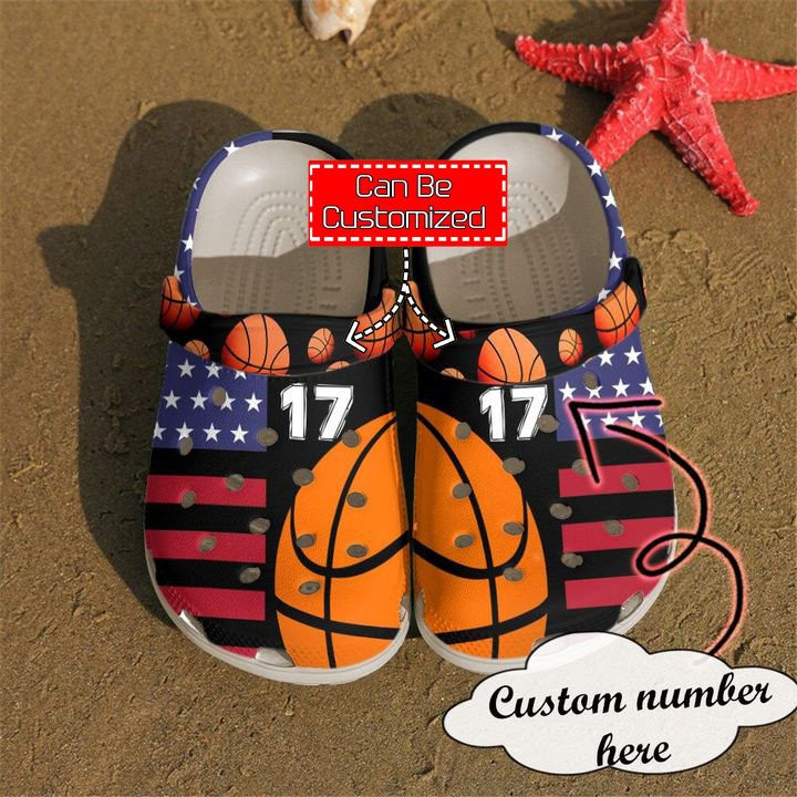 Basketball Personalized American clog Crocs Shoes Basketball