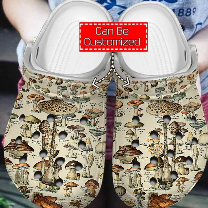 Champignons Collection Pattern clog Crocs Shoes Gardener