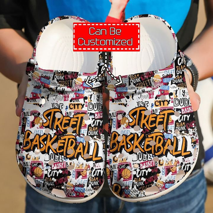 Basketball Street Personalized clog Crocs Shoes Basketball