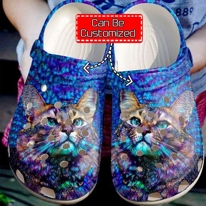 Cat Marine Personalized clog Crocs Shoes Cat