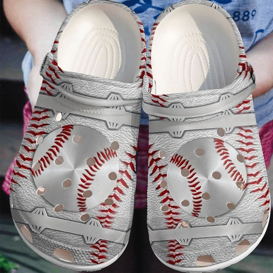 Cool Steel Baseball Clogs Crocs Shoes