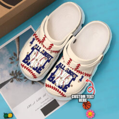 Baseball Personalized All About clog Crocs Shoes Baseball