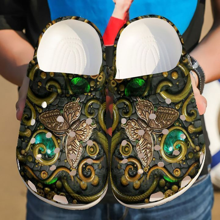 Butterfly Emerald clog Crocs Shoes