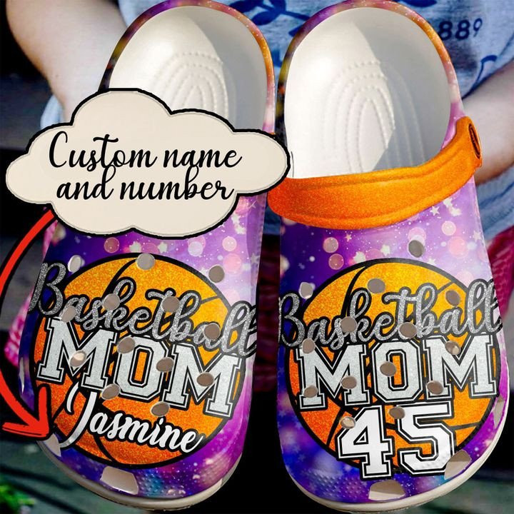 Basketball Glowing Mom clog Crocs Shoes Basketball