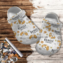 Beagle Dog Puppies Paws Croc Crocs Shoes Gift Men Women- Beagle Dog Mom Crocs Shoes Croc Clogs Gift Birthday