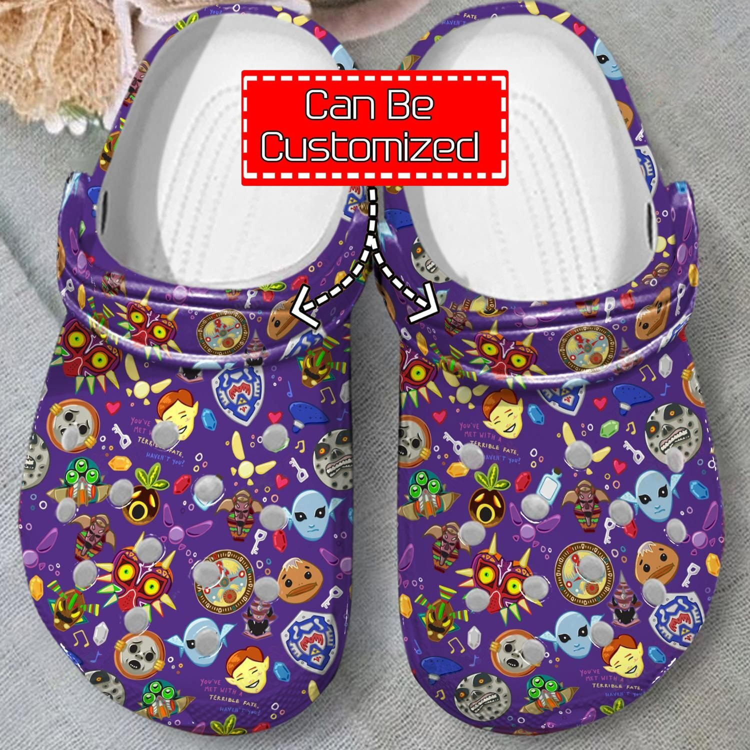 Majora Mask Pattern Croc Style Clog Games