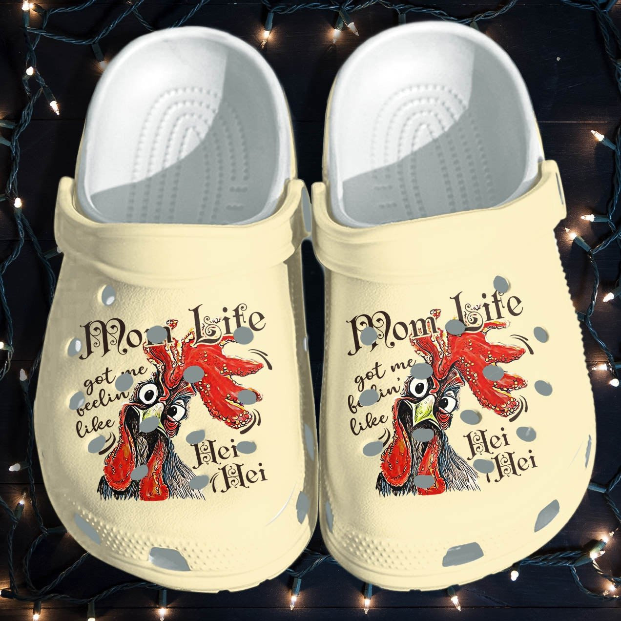 Chicken Mom Life - Farmer Life Chicken Wear Crocs Clog Shoes Gifts Mothers Day 2022