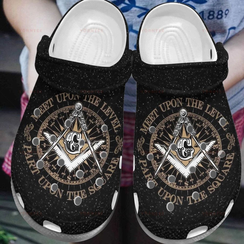 Free Mason Gift For Lover Rubber clog Crocs Shoes