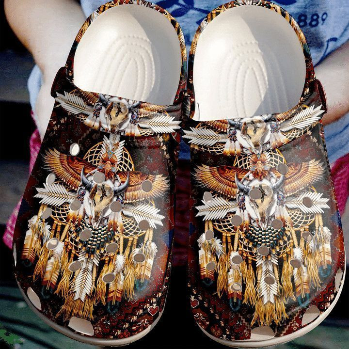 Native American Rubber clog Crocs Shoes