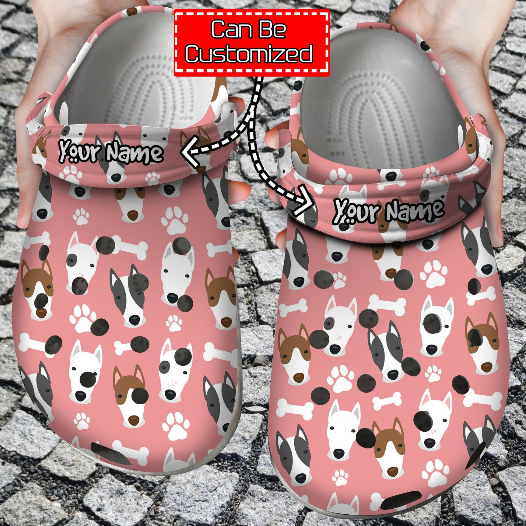 Dog Breeds Patterns clog Crocs Shoes Dog