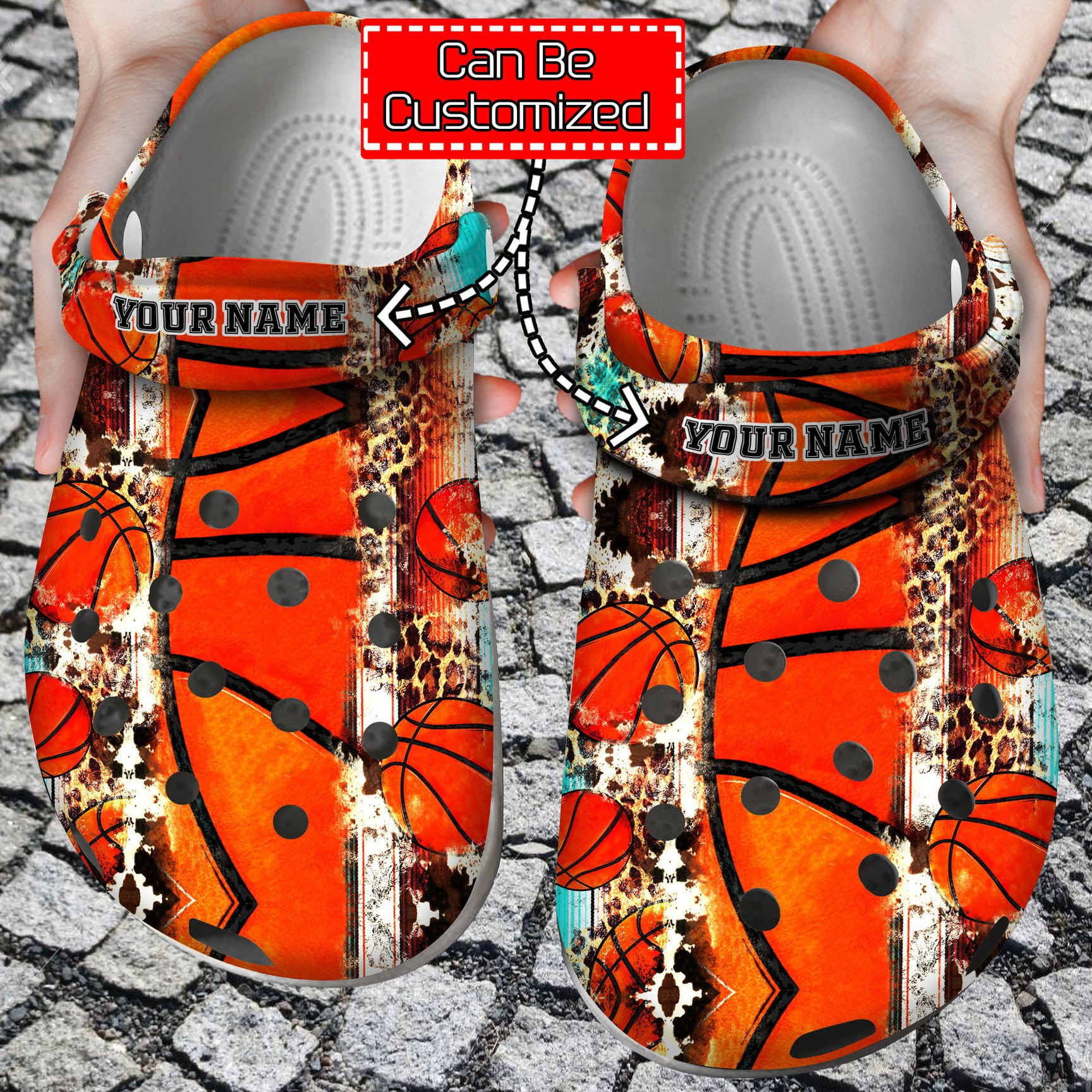 Basketball Sports clog Crocs Shoes Custom