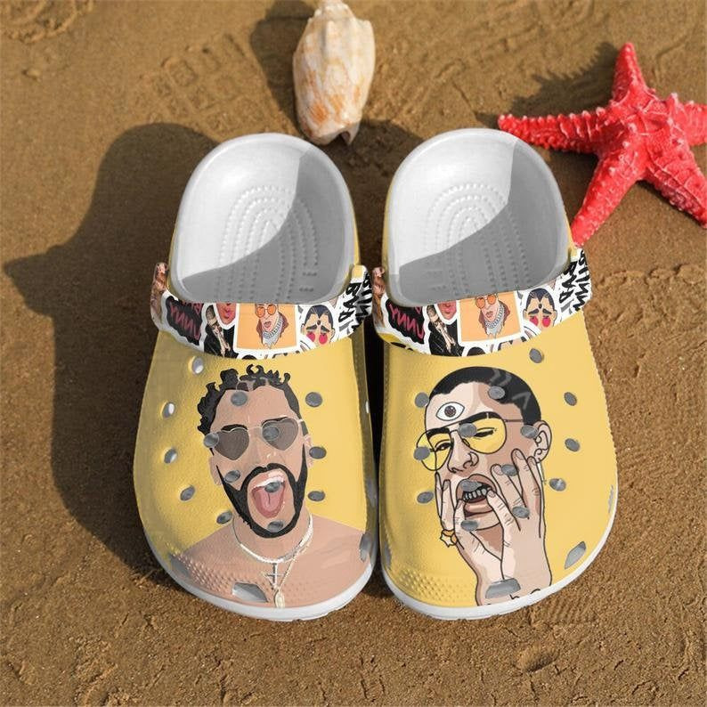 New Bad Bunny Comfortable Rubber clog Crocs Shoes