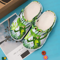 Frog Tropical 102 Gift For Lover Rubber clog Crocs Shoes