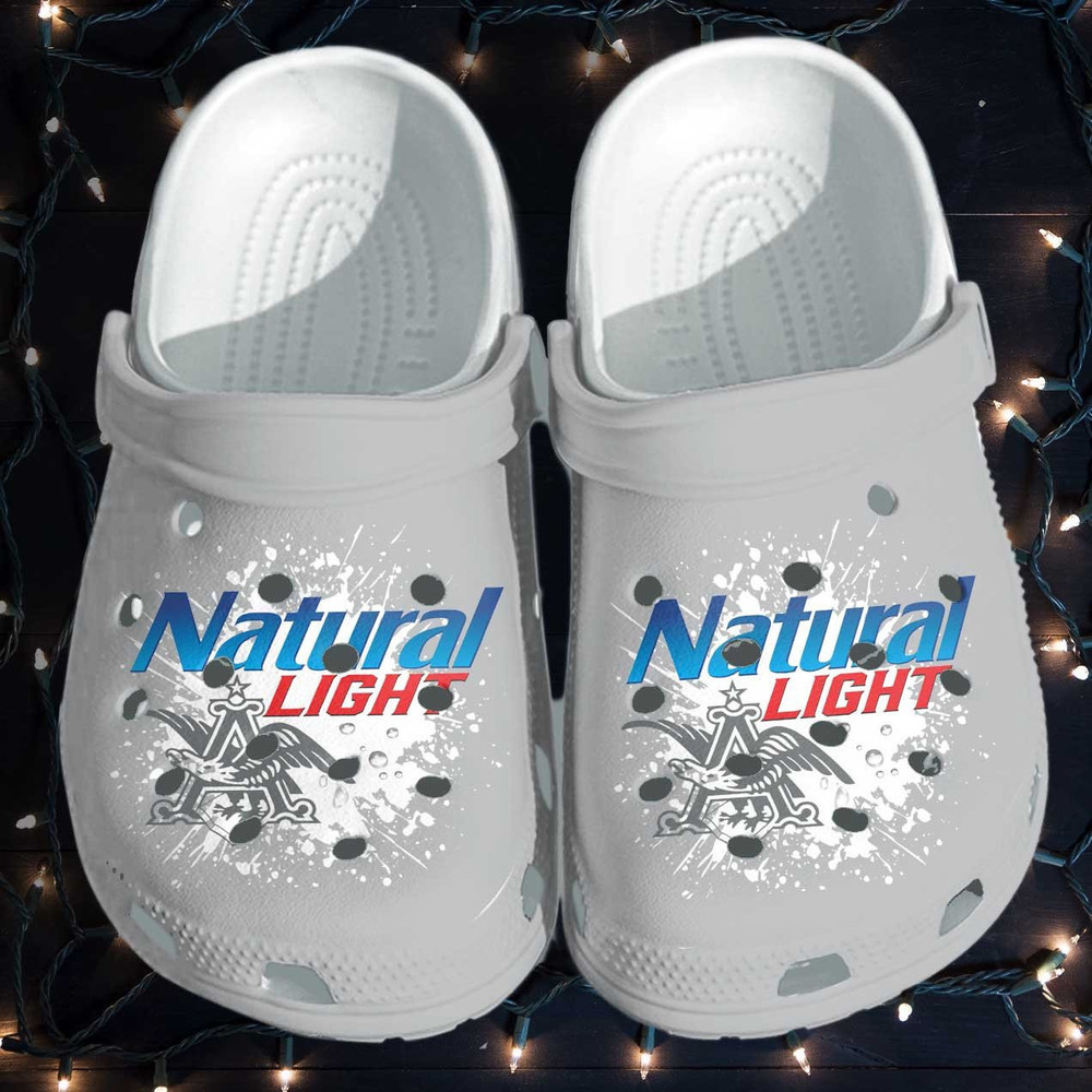 Natural Light Funny Crocs Clog Shoes For Men Women